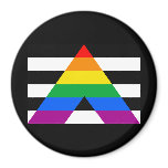 Straight Ally Flag Magnet