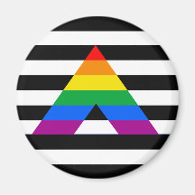 Straight Ally Pride Magnet