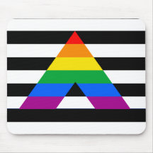 STRAIGHT ALLY PRIDE MOUSE PADS