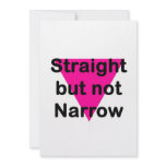 straight but not narrow invitations