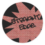 Straight Edge Brick Wall stickers
