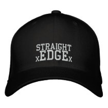 Straight Edge cap Embroidered Hat
