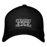 Straight Edge cap embroidered hats