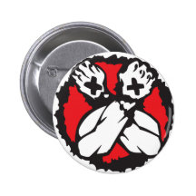 Straight Edge (D) Pinback Button