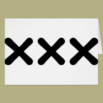 straight edge - punk cards