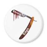 Straight Edge Straight Razor magnets