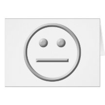 Straight Faced Card