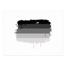 STRAIGHT FLAG DRIPPING POST CARD