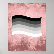 STRAIGHT FLAG WAVING POSTER