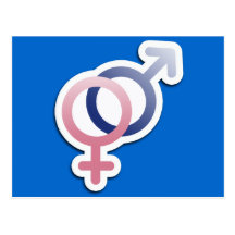 STRAIGHT LOVE SYMBOLS POSTCARDS