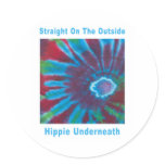 Straight on the Outside, Hippie Underneath stickers