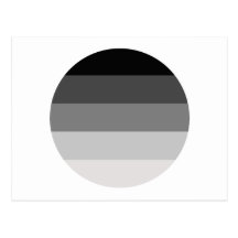 Straight Pride Round Postcard