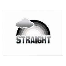 STRAIGHT RAINBOW POST CARDS