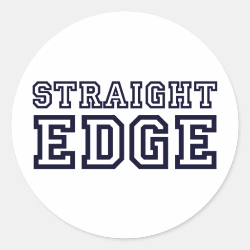 StraightEdge Sticker