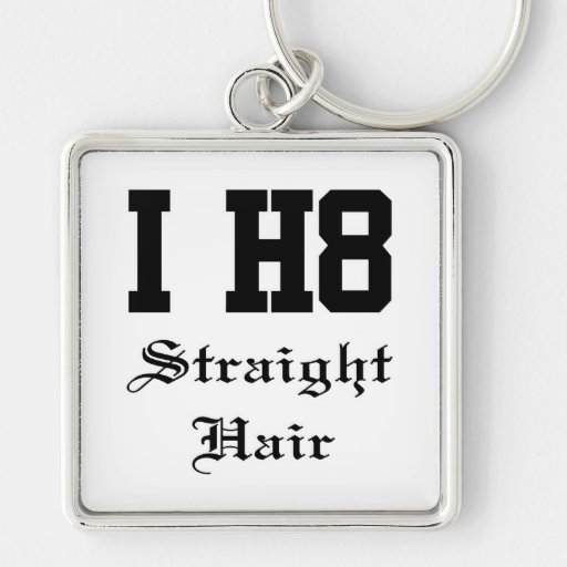 straighthair key chains