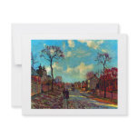 Strait Of Louveciennes art by Camille Pissarro invitations