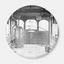 Strang Line Trolley Car Fridge Magnets