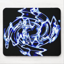 Strange Blue Mouse Pad
