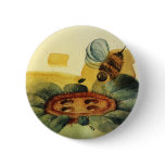 strange flower pinback buttons