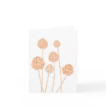 STRANGE FLOWERS Notecard