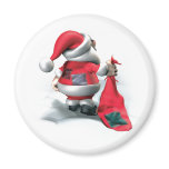 strange happy xmas magnets