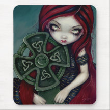 Strangely Lonely gothic fairy celtic  Mousepad