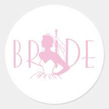Strapless Bride Sticker