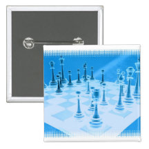 Strategic Chess Play Pin
