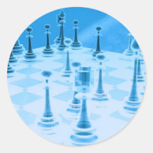 Strategic Chess Play Stickers