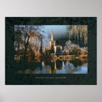 Stratford Church across river Avon.