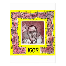 Stravinsky postcard