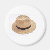 Straw hat magnet