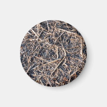Straw Hay Farm Texture Magnet