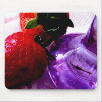 strawberries and purple mousepads