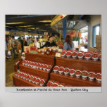Strawberries at Marché du Vieux-Port - Québec City posters