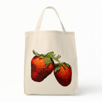 Strawberries Tote Bag