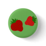Strawberries button (green)