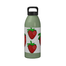 STRAWBERRIES DRINKING BOTTLES