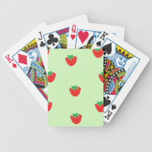 Strawberries Mint Green