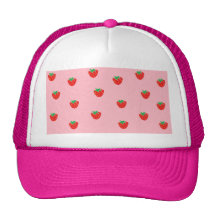 Strawberries Pink Hat