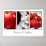 Strawberries & Sunflowers Poster
