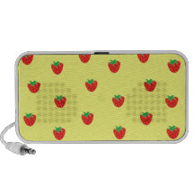 Strawberries Yellow Mini Speakers