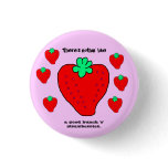 Strawberriez mini button