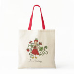 STRAWBERRY BEAUTY QUEEN CANVAS BAG