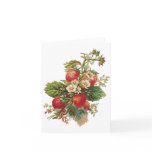 Strawberry Blooms Customizable Card