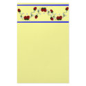 Strawberry Border Stationary stationery