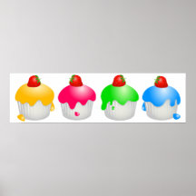 Strawberry Buns Posters