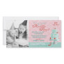 Strawberry Cake Invitation Photo Card