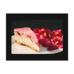 Strawberry Cheesecake And Orchids Postcard
