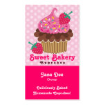 Strawberry Cupcake Business Cards